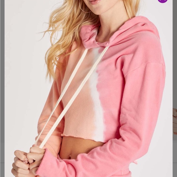 NEW IN PACKAGE- WILDFOX Sherbert Wash Tie Dye Ivy Hoodie - Picture 2 of 4